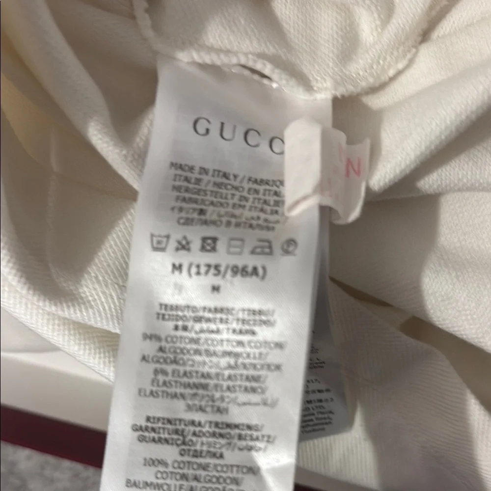 Gucci Cream Polo with Red and Blue Accents - Picture 3 of 4